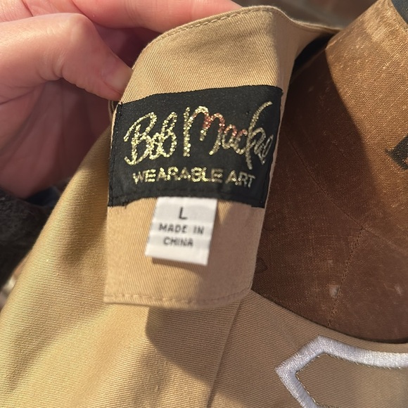 5/$25!! Bob Mackie Wearable Art Jacket Large - Picture 5 of 5